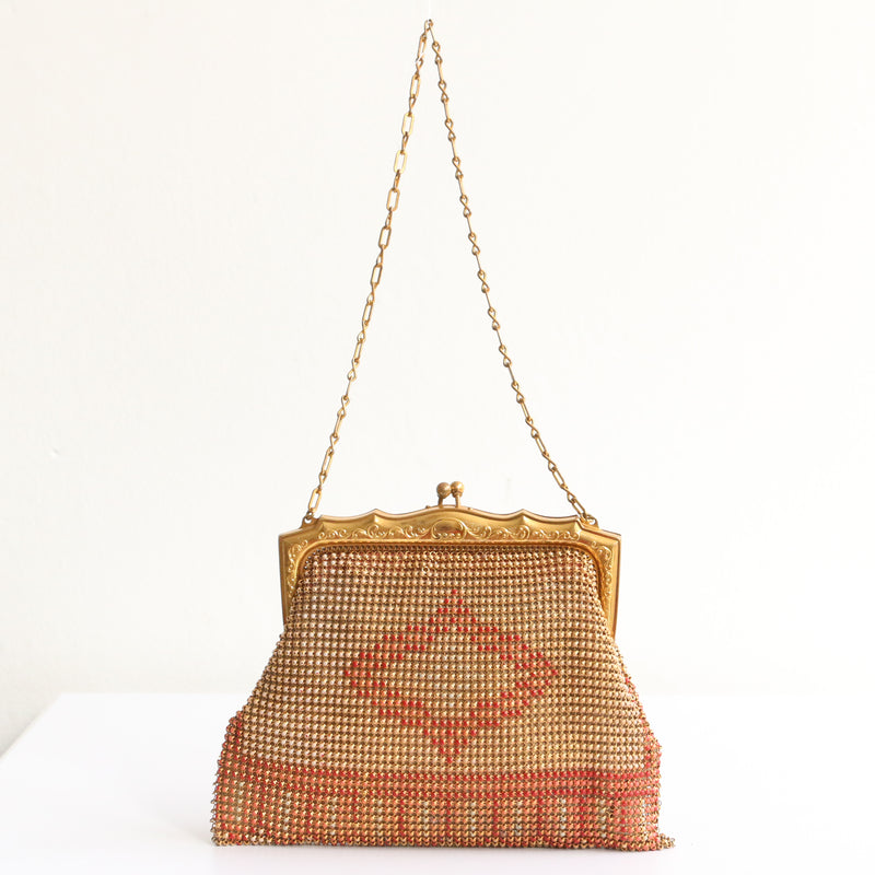 "Geometrical Mesh" Vintage 1930's Whiting & Davis Bag