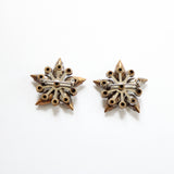 "Sparkling Star" Vintage 1950's Silver Rhinestone Star Brooch