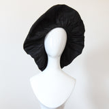 "Infinite Pleats" Vintage 1940's Statement Black Pleated Tam Hat