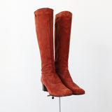 "Ginger Gucci" Vintage 1970's Ginger Suede Gucci Boots UK 5.5 EU 38.5 US 7.5