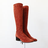 "Ginger Gucci" Vintage 1970's Ginger Suede Gucci Boots UK 5.5 EU 38.5 US 7.5
