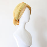 "Sunrise Turban" Vintage 1960's Ombré Palette Christian Dior Hat