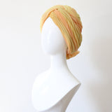 "Sunrise Turban" Vintage 1960's Ombré Palette Christian Dior Hat