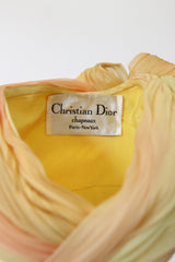 "Sunrise Turban" Vintage 1960's Ombré Palette Christian Dior Hat