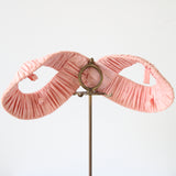 "Pink Infinity" Vintage 1940's Ballerina Pink Pleated Infinity Loop Fascinator