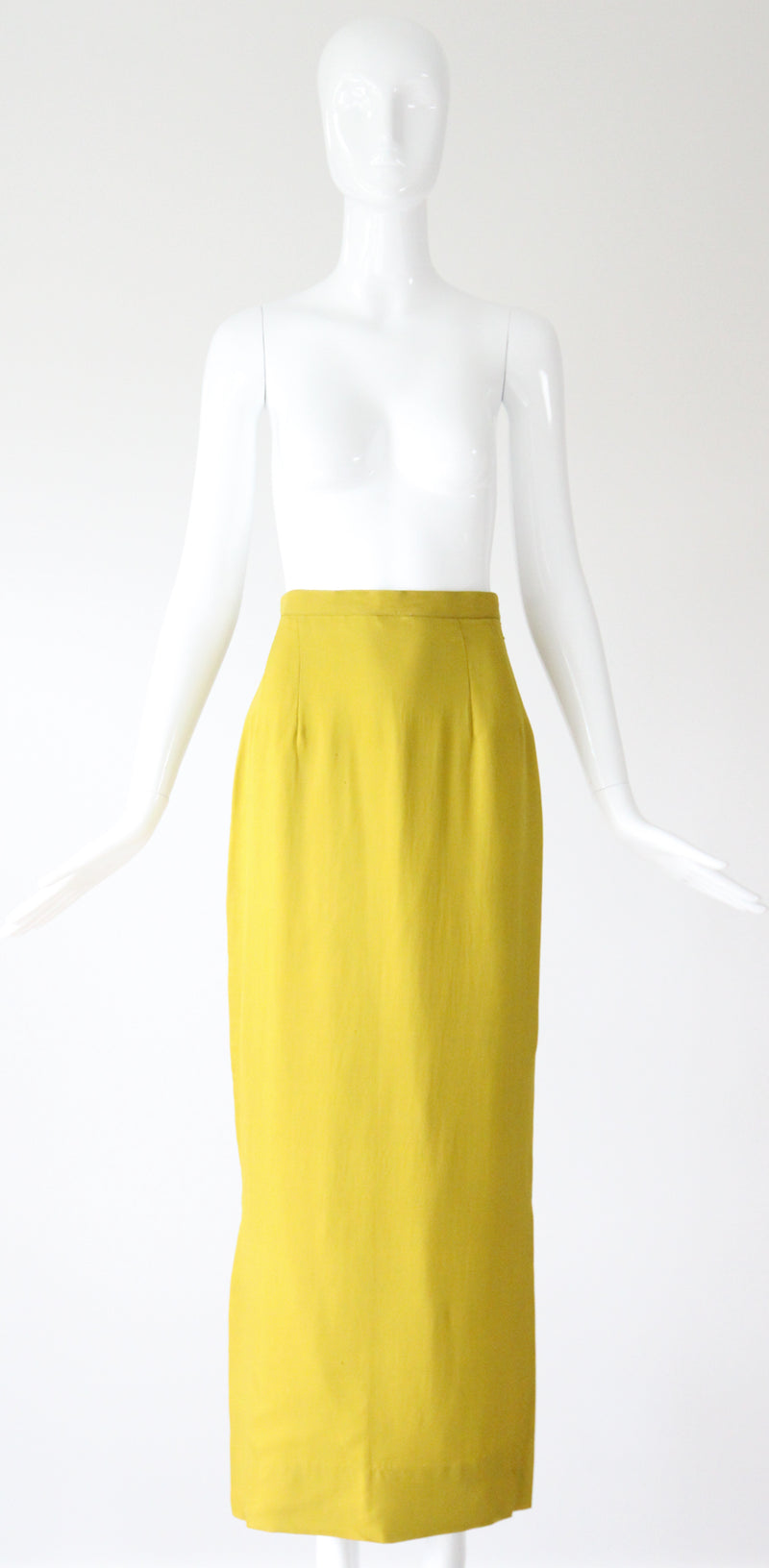 "Chartreuse & Gold" Vintage 1960's Chartreuse Green & Gold Beaded Cocktail Suit UK 8 US 4