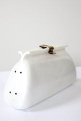 "Marbled Lucite" Vintage 1950's Pearlescent Marbled Lucite Clutch Bag