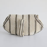 "Crewel Florals & Striped Beadwork" Vintage 1920's Beaded & Embroidered Clutch Bag