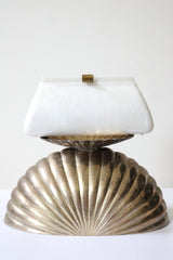 "Marbled Lucite" Vintage 1950's Pearlescent Marbled Lucite Clutch Bag