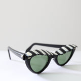 "Cabana" Vintage 1950's Cabana Cat Eye Sunglasses