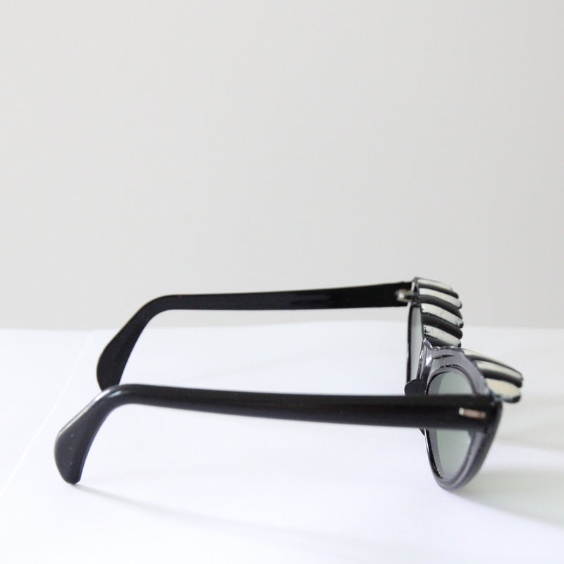"Cabana" Vintage 1950's Cabana Cat Eye Sunglasses