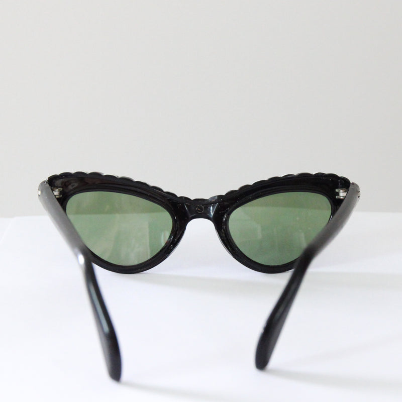 "Cabana" Vintage 1950's Cabana Cat Eye Sunglasses