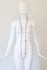"Lilac Beads" Vintage 1920's Lilac Glass Bead Necklace