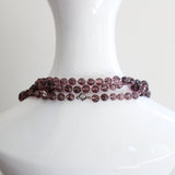 "Lilac Beads" Vintage 1920's Lilac Glass Bead Necklace
