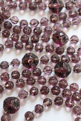 "Lilac Beads" Vintage 1920's Lilac Glass Bead Necklace