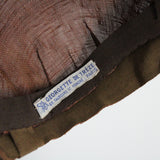 "Georgette De Trèze" Vintage 1930's Brown Straw Parisian Hat