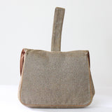 "Embellished Bow" Vintage 1940's Embroidered & Beaded Bow Wristlet Handbag