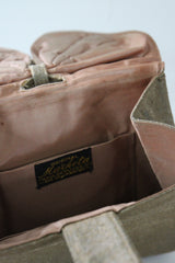 "Embellished Bow" Vintage 1940's Embroidered & Beaded Bow Wristlet Handbag