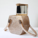 "Moonglow & Filigrée" Vintage 1950's Wilardy Filigree Lucite Box Bag