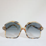"Riviera" Vintage 1960's French Statement Frame Sunglasses