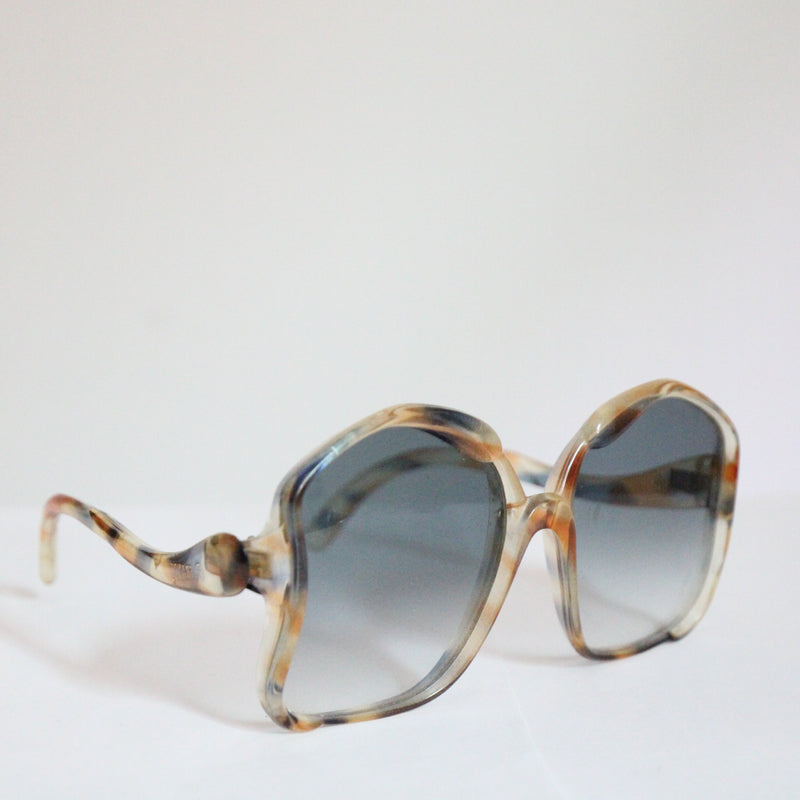 "Riviera" Vintage 1960's French Statement Frame Sunglasses