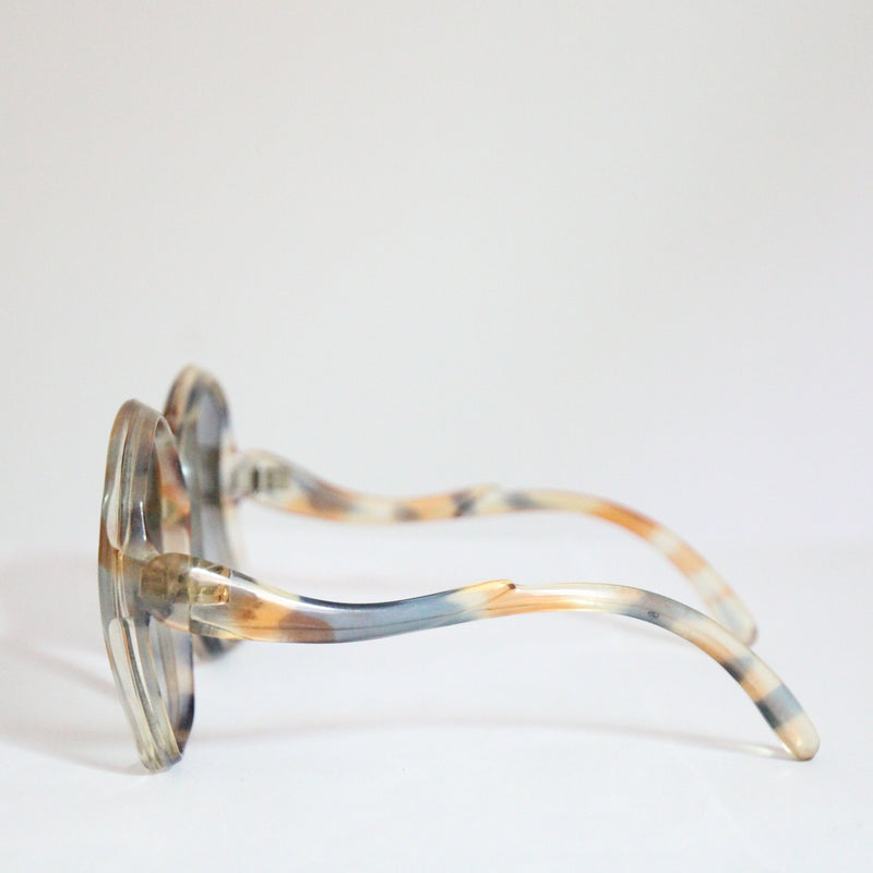 "Riviera" Vintage 1960's French Statement Frame Sunglasses