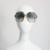 "Riviera" Vintage 1960's French Statement Frame Sunglasses
