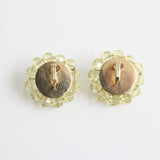 "Lemon Beads" Vintage 1950's Necklace & Earrings Demi-Parure Set