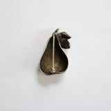 "Silver Pear" Vintage Sterling Silver Pear Brooch