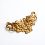 "Art Nouveau Figures" Vintage 1930's Brass Art Nouveau Figures Brooch