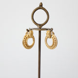 "Givenchy" Vintage Gold Toned Givenchy Clip on Earrings