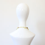 "Lemon Beads" Vintage 1950's Necklace & Earrings Demi-Parure Set