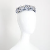 "Bluebells" Vintage 1960's Soft Blue Floral Pill Box Hat