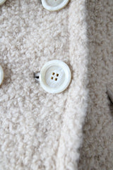 "Louis Vuitton" Cream Bouclé Wool & Mohair Collar Skirt Suit UK 12 US 8 EU 40