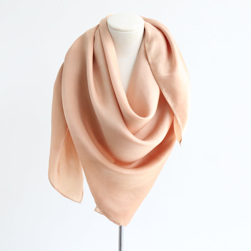 "Rosewater Silk" Vintage 1930's Pink Silk Scarf