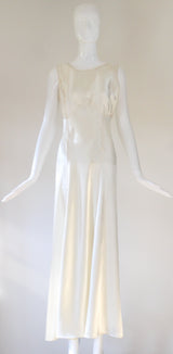 "Miss Gladys Stahl" Vintage 1935 Gown & Lace Bolero UK 8 US 4