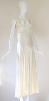 "Miss Gladys Stahl" Vintage 1935 Gown & Lace Bolero UK 8 US 4