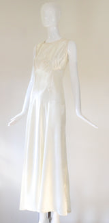 "Miss Gladys Stahl" Vintage 1935 Gown & Lace Bolero UK 8 US 4