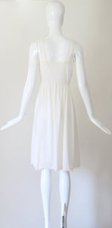 "Pleated Gathers & Lace" Vintage 1950's Gown & Robe Set UK 10 US 6