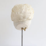 "Le Lac Des Cygnes" Vintage 1930's Ivory Plumage Hat