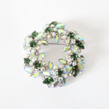 "Evergreen Rhinestones" Vintage 1950's Austrian Rhinestone Brooch