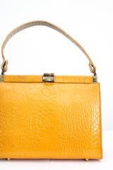 "Ochre Yellow" Vintage 1950's Ochre Yellow Handbag
