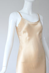 "Champagne Lace & Silk" Vintage 1930's Silk & Lace Evening Gown UK 6-8 US 2-4