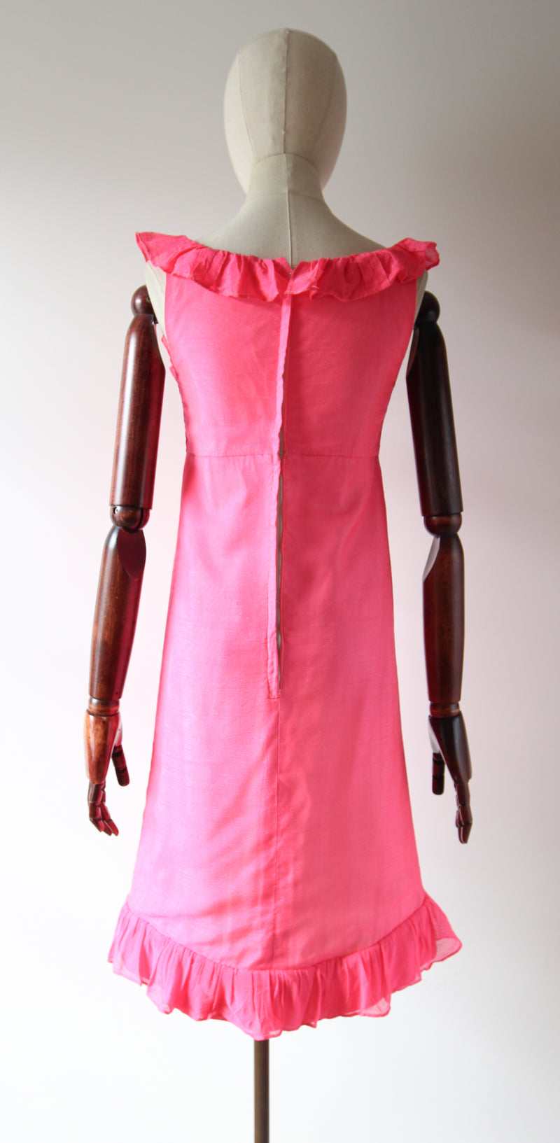 pink 60s dress Neon Pink" Vintage 1960's Neon Pink Jean Varon Dress UK 6-8 US 2-4 – Willow Hilson Vintage