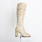 "Rosina Ferragamo Schiavone" Vintage 1960's Knee High Boots UK 4 US 6 EU 37