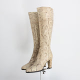 "Rosina Ferragamo Schiavone" Vintage 1960's Knee High Boots UK 4 US 6 EU 37