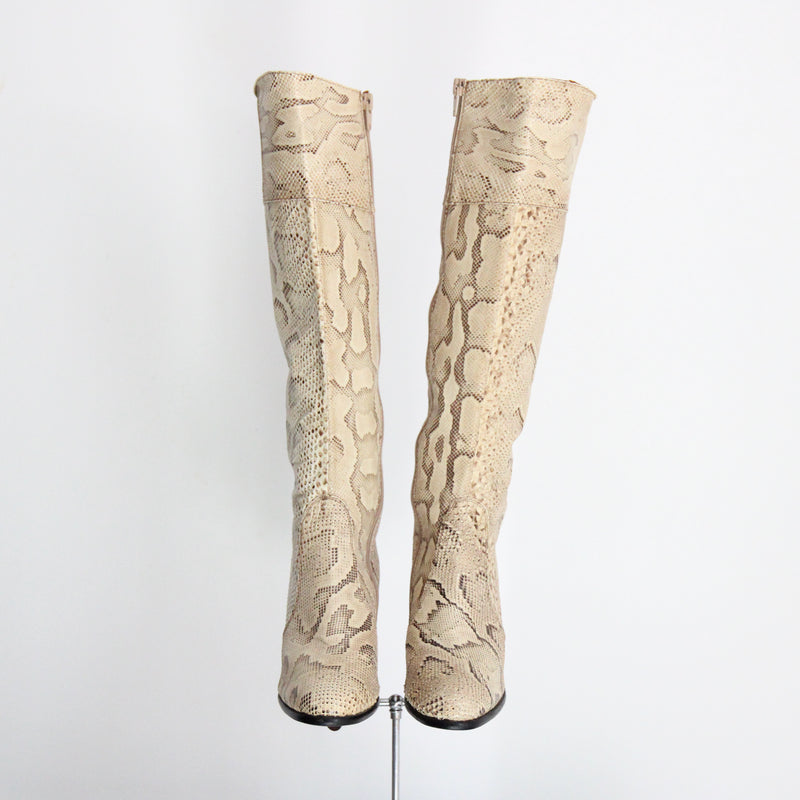 "Rosina Ferragamo Schiavone" Vintage 1960's Knee High Boots UK 4 US 6 EU 37