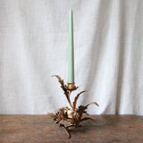 Vintage Midcentury Italian Tole Candlestick Holder