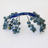 "Velvet Buds" Vintage 1950's Velvet Blossom Fascinator