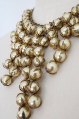 "Pearlescent Berries" Vintage 1960's Pearlescent Berry Necklace & Bracelet Set